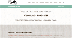 Desktop Screenshot of lachildrensridingcenter.com